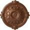 Ekena Millwork Hamilton Ceiling Medallion (Fits Canopies up to 3 3/4"), 17 3/8"OD x 1 3/4"P, Polished Copper CM17HAPOS - alternate 1